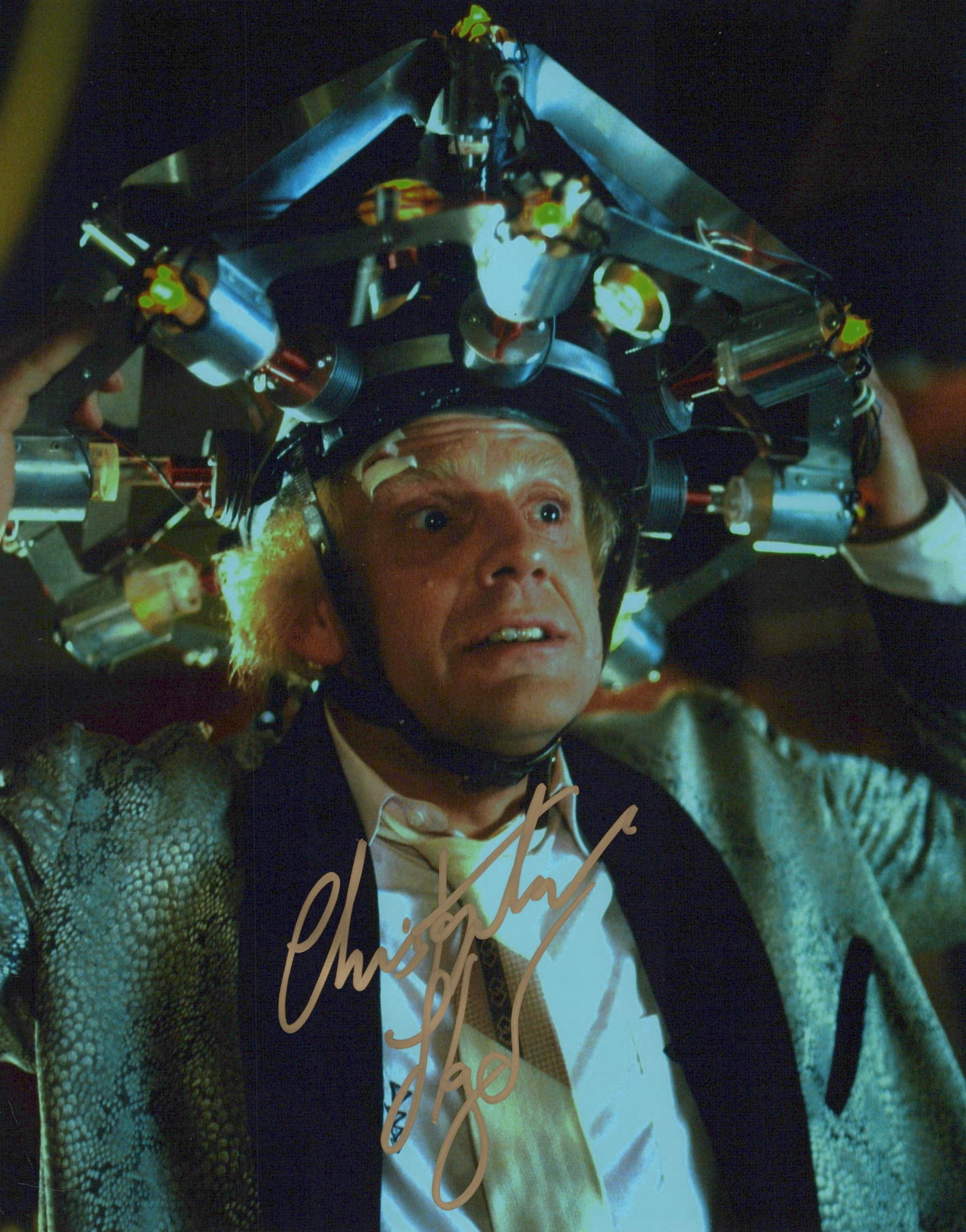 Christopher Lloyd BACK TO THE FUTURE In Person Signed Photo (1 of 1)