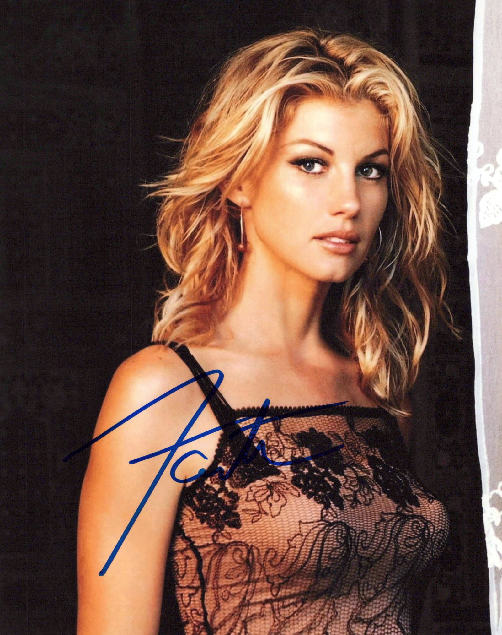 Faith Hill COUNTRY SINGER In Person Signed Photo: Photo size is 8x10. Faith Hill in person signed photo. Faith Hill is an American singer and actress. She is one of the most successful country music artists of all time, having sold more than 40 milli