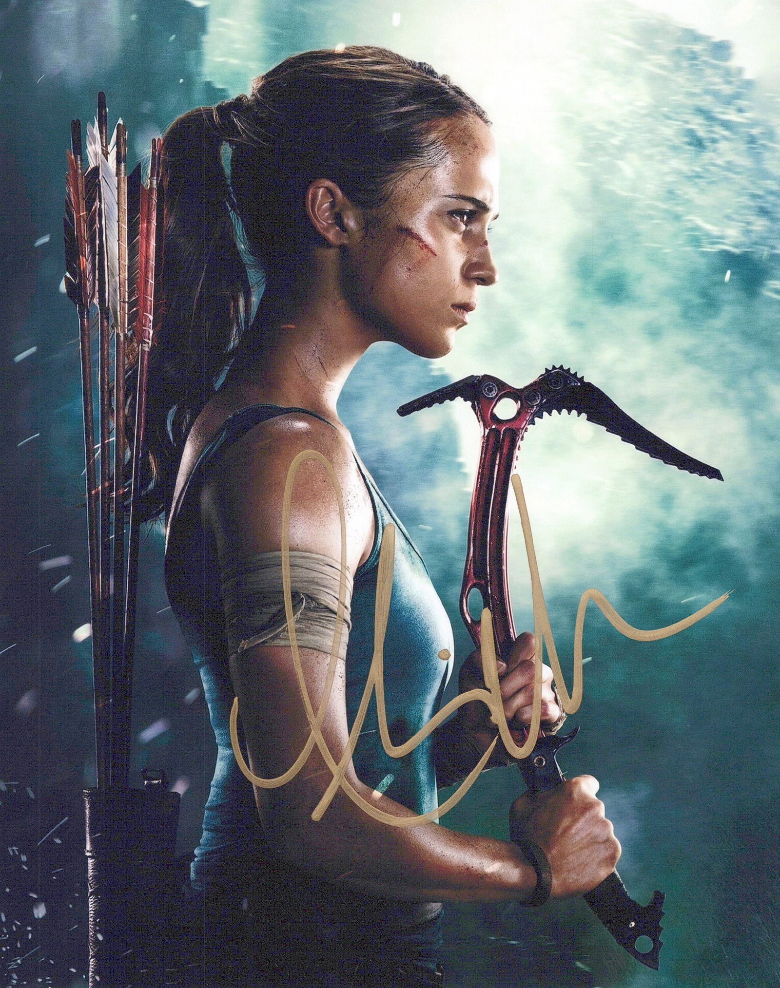 Alicia Vikander TOMB RAIDER In Person Signeded Photo (1 of 1)