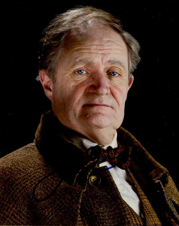Jim Broadbent HARRY POTTER In Person Signed Photo: Photo size is 8x10. RARE. Jim Broadbent in person signed photo from the movie Harry Potter and the deathly hollows. Jim Broadbent as the character Prof. Horace Slughorn.