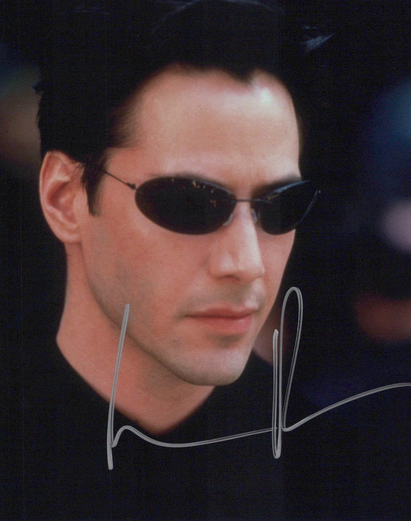 Keanu Reeves THE MATRIX In Person Signed Photo (1 of 1)