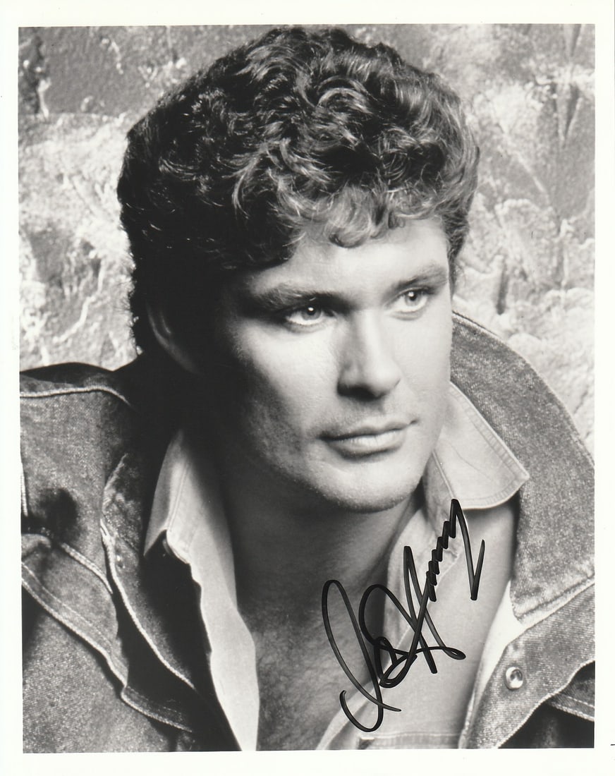 David Hasselhoff KNIGHT RIDER /  BAYWATCH In Person Signed Photo (1 of 1)