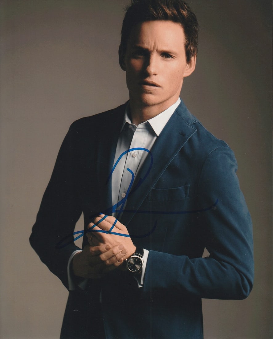 Eddie Redmayne FANTASTIC BEASTS / JACKAL In Person Signed Photo (1 of 1)