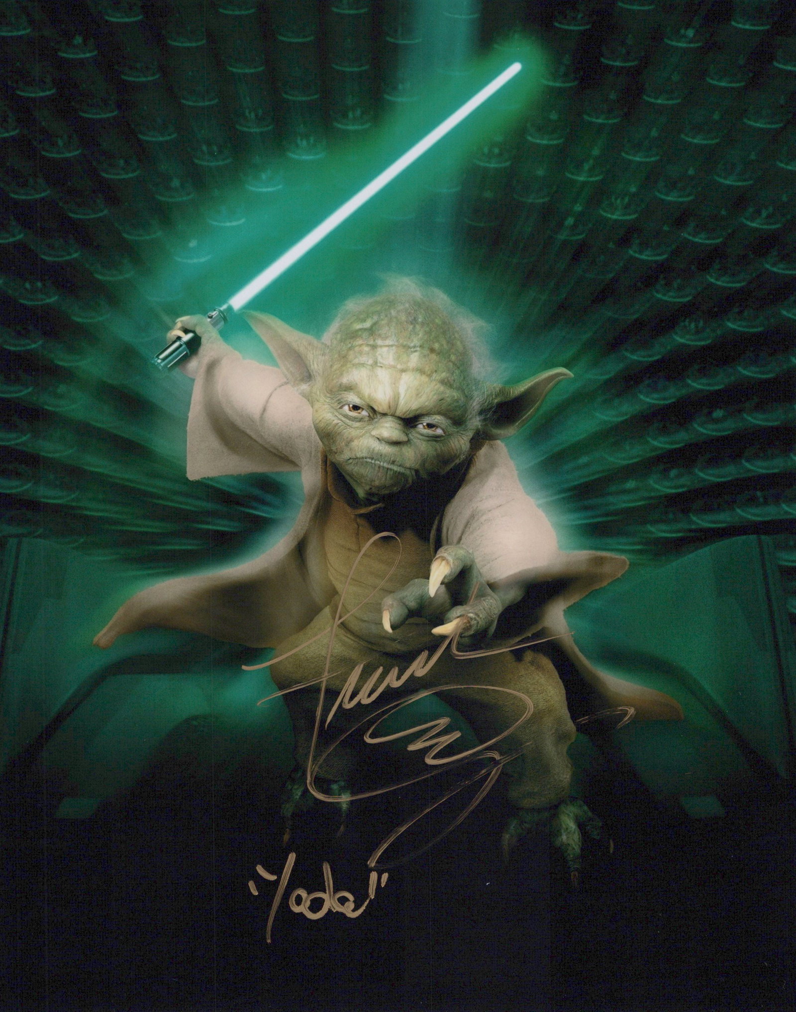 Frank Oz STAR WARS / YODA In Person Signed Photo (1 of 1)