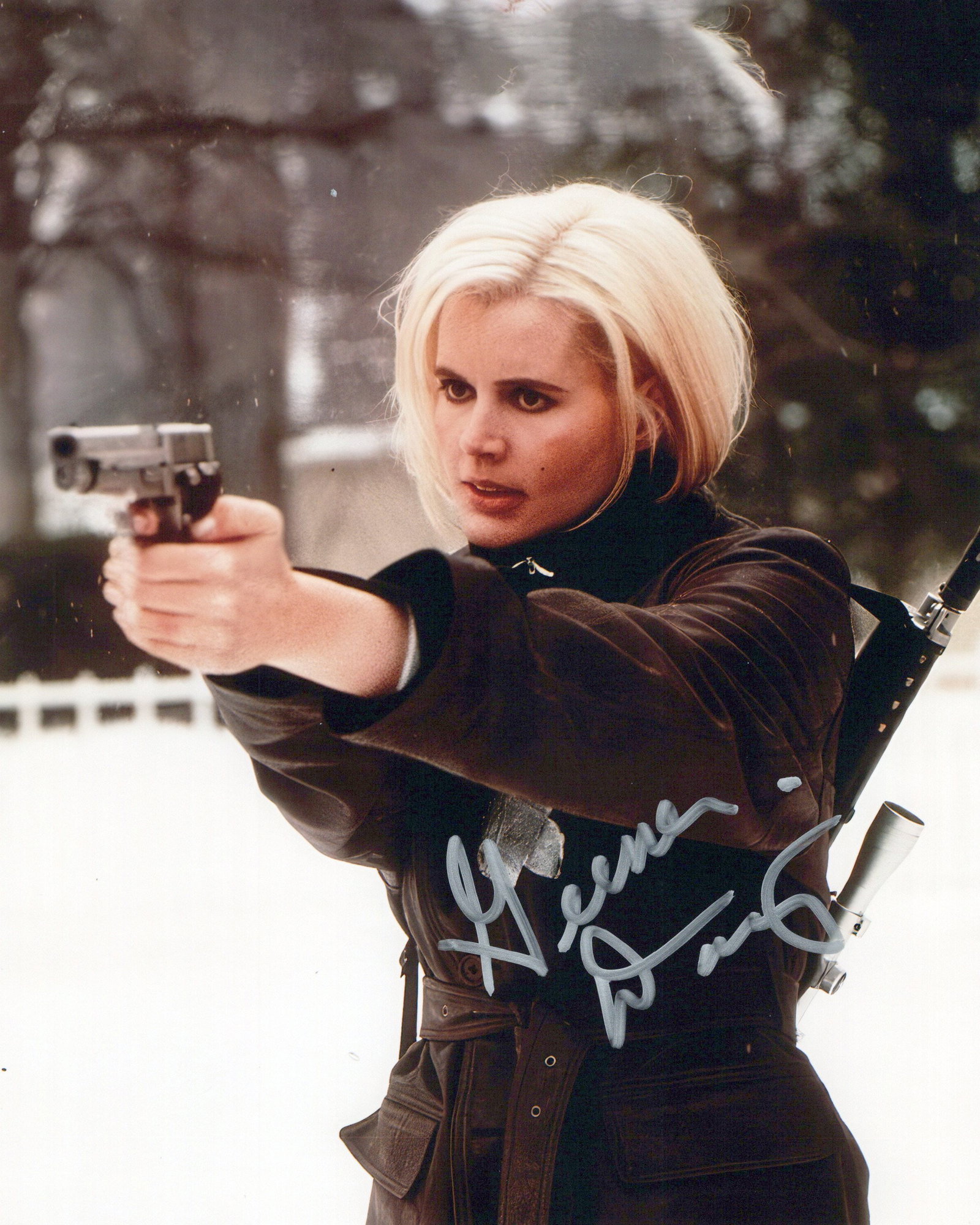 Geena Davis LONG KISS GOOD NIGHT In Person Signed Photo (1 of 1)