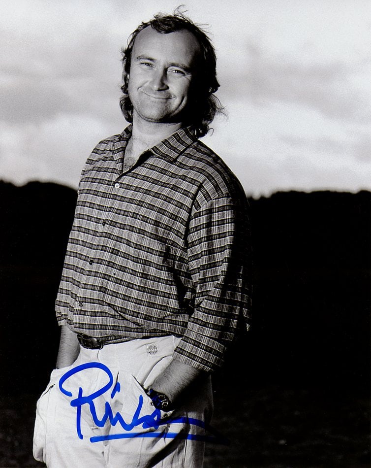 Phil Collins MUSICIAN In Person Signed Photo (1 of 1)