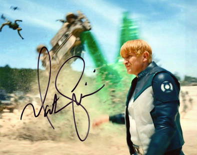 Nathan Fillion SUPERMAN In Person Signed Photo: Photo size is 8x10. Nathan Fillion in person signed photo from the movie SUPERMAN. Nathan Fillion as the character Guy Gardner / Green Lantern.