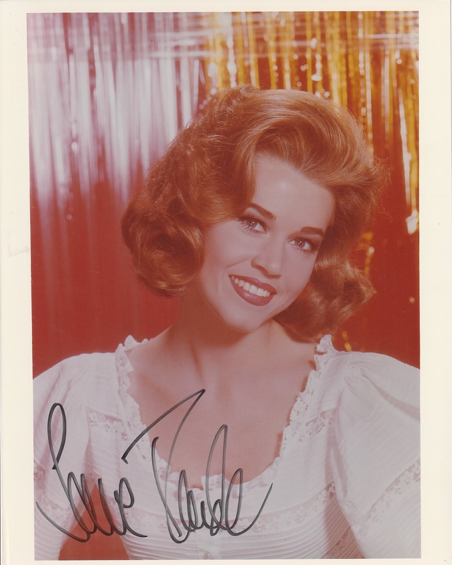 Jane Fonda BARBARELLA / KLUTE In Person Signed Photo (1 of 1)