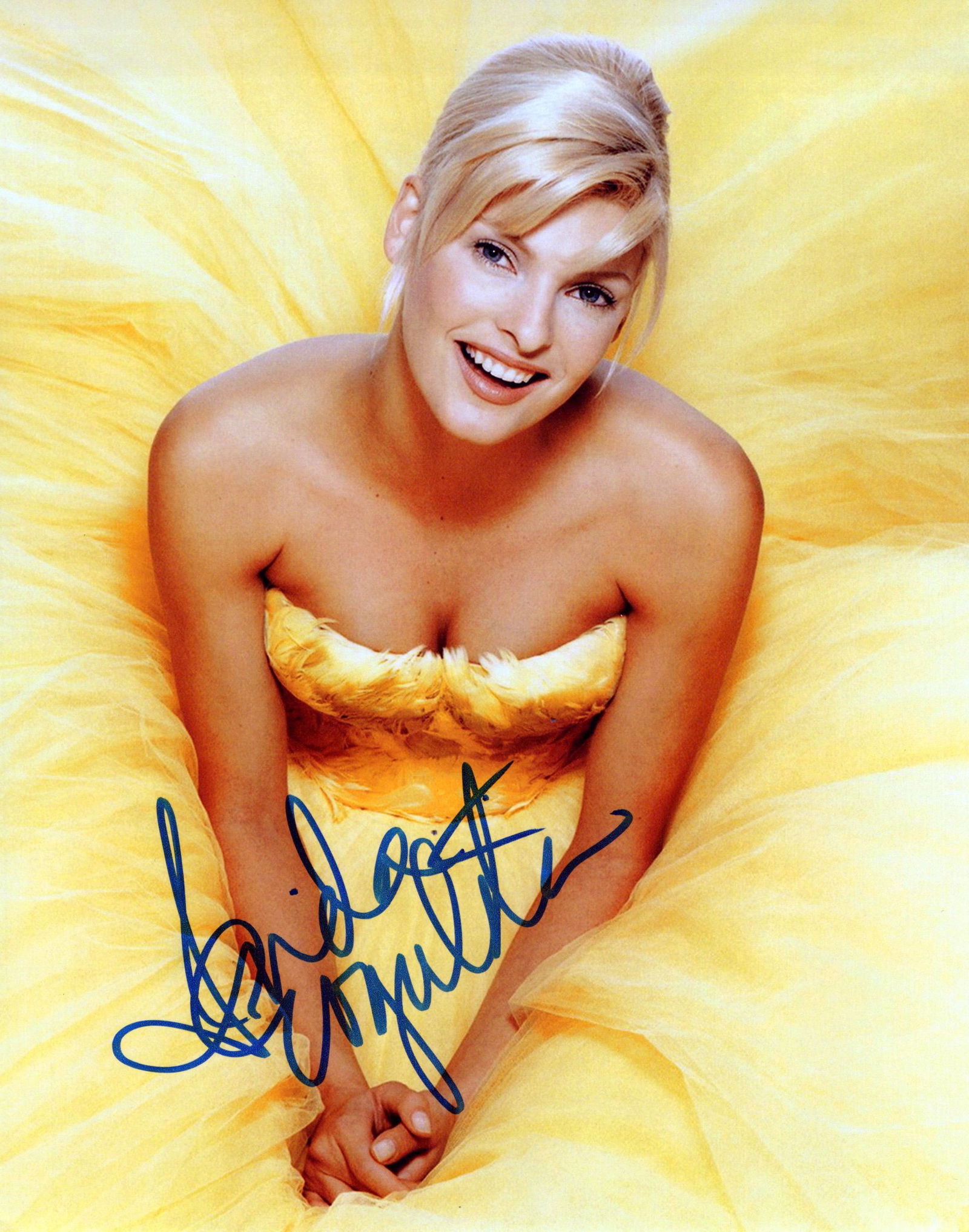 Linda Evangelista SUPERMODEL In Person Signed Photo (1 of 1)