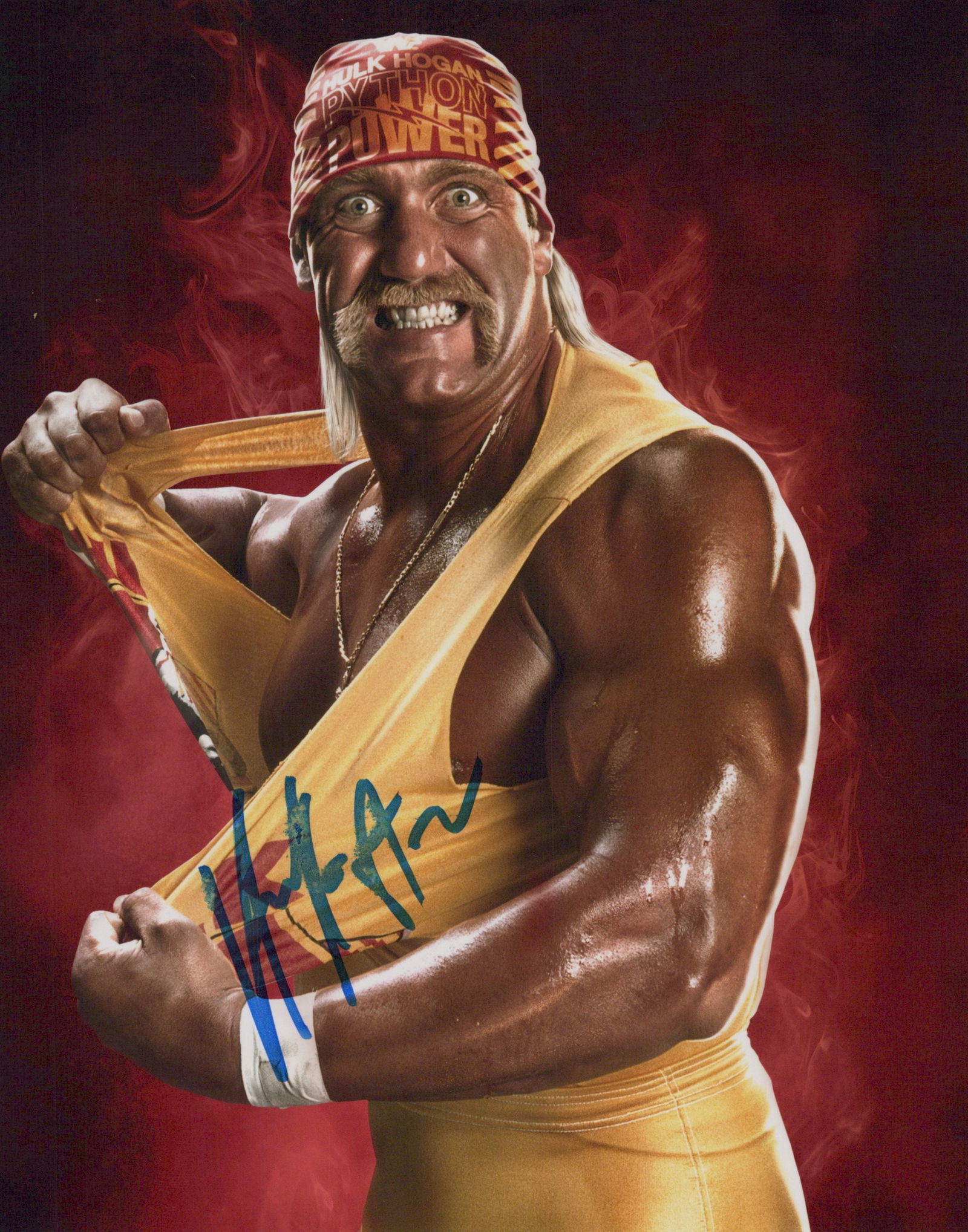 Hulk Hogan (1953-2025) WRESTLER In Person Signed Photo (1 of 1)