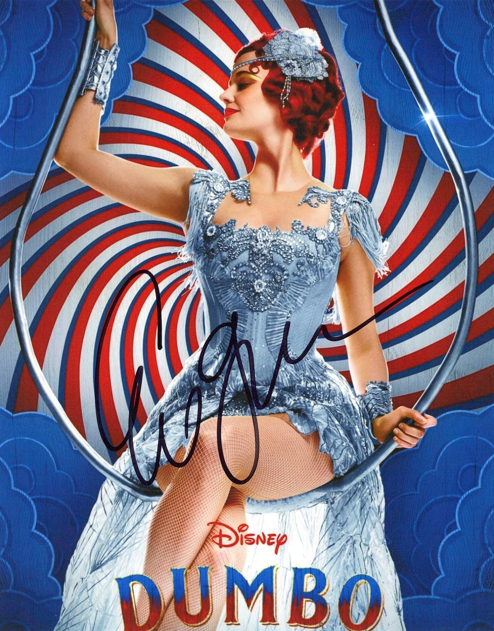 Eva Green DUMBO In Person Signed Photo: Photo size is 8x10. Eva Green in person signed photo from the movie DUMBO. Eva Green as the character Colette Marchant.