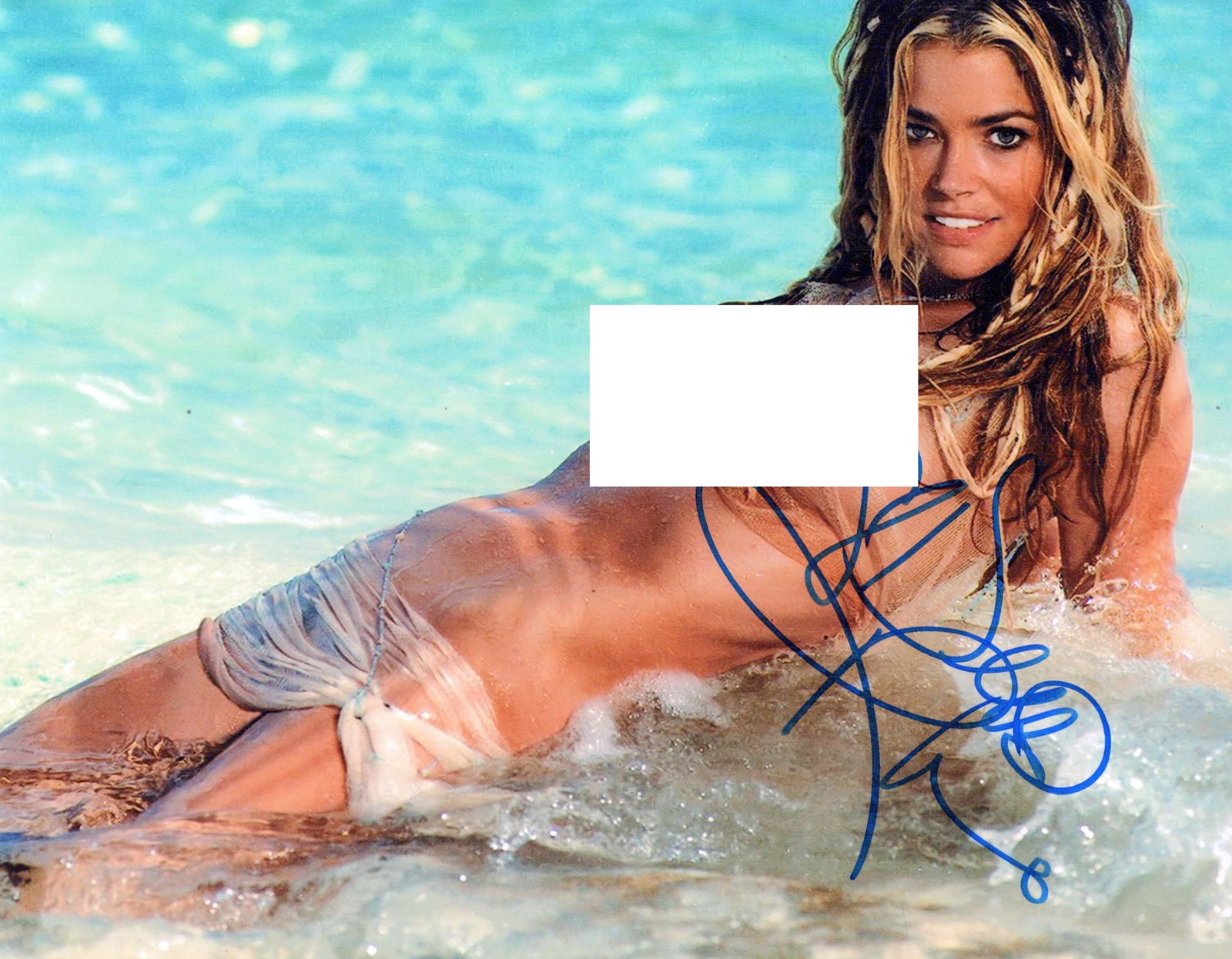 Denise Richards PLAYBOY In Person Signed Photo (1 of 1)