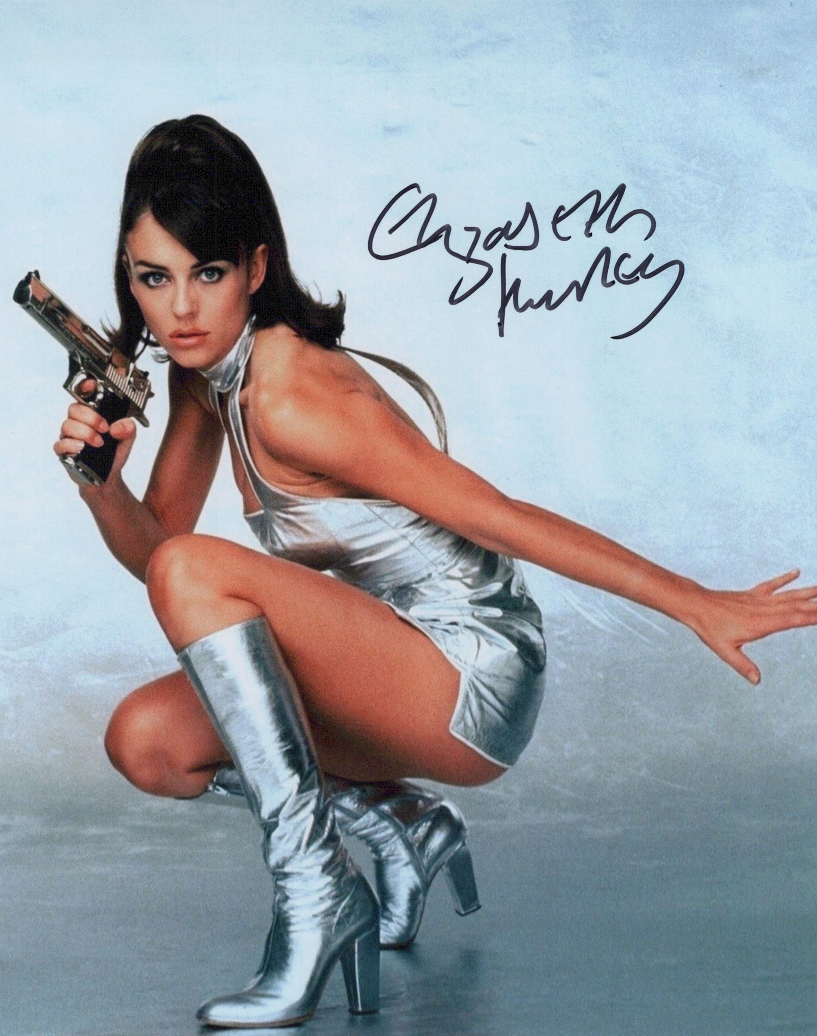 Elizabeth Hurley AUSTIN POWERS In Person Signed Photo (1 of 1)