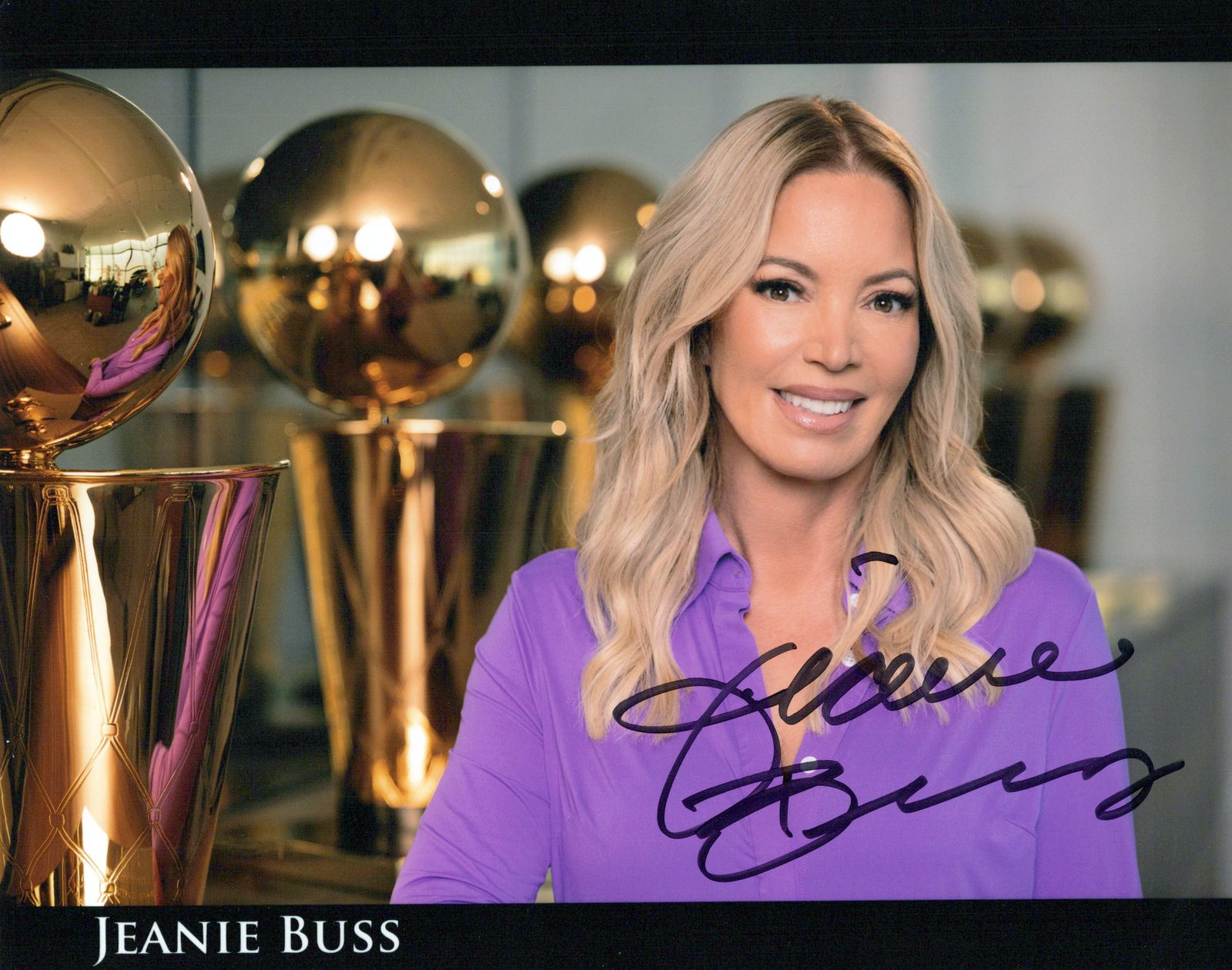 Janie Buss NBA LA LAKERS OWNER In Person Signed Photo (1 of 1)