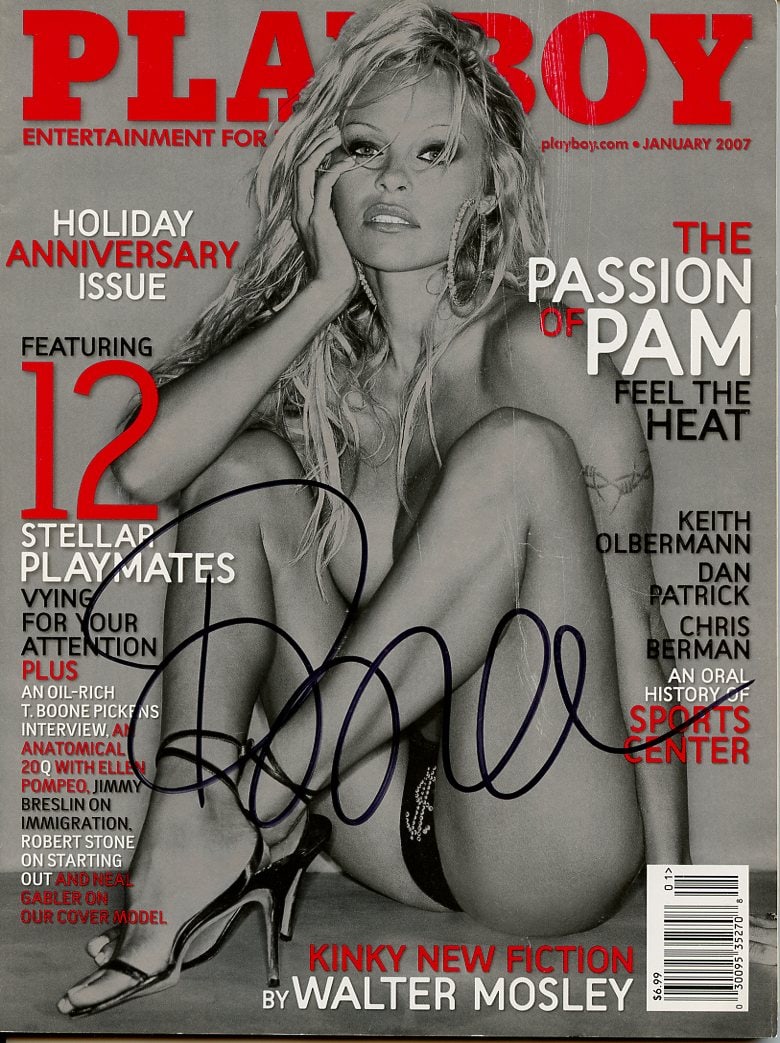Pamela Anderson Signed FULL PLAYBOY Magazine (1 of 1)