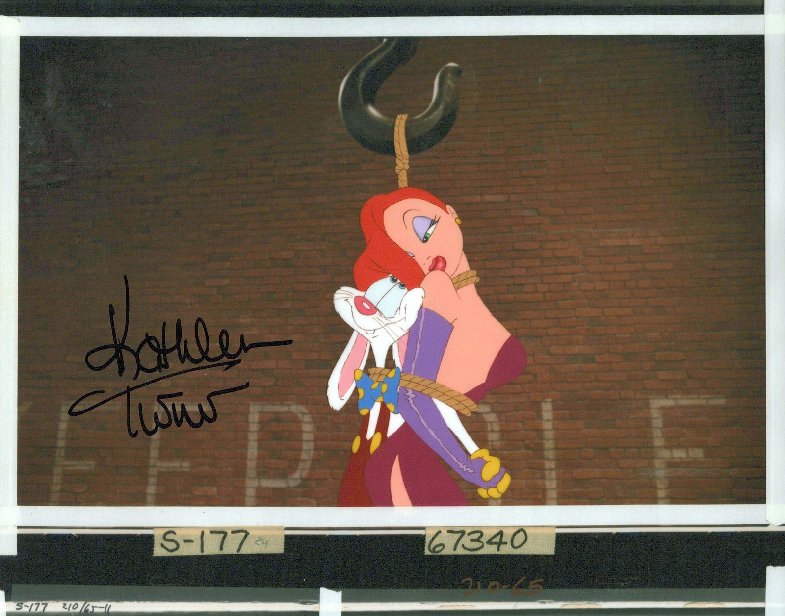 Kathleen Turner ROGER RABBIT In Person Signed Photo (1 of 1)