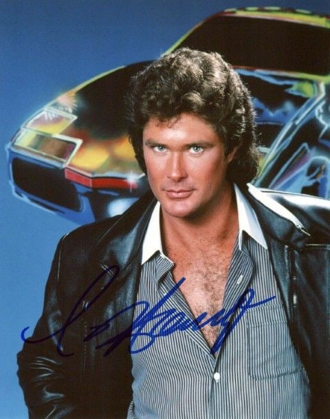 David Hasselhoff KNIGHT RIDER In Person Signed Photo (1 of 1)