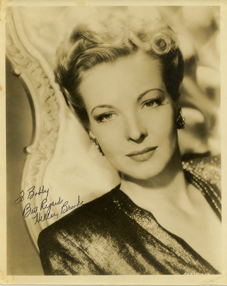 Hillary Brooke (1914-1999) BEAUTIFUL Signed Photo (1 of 1)