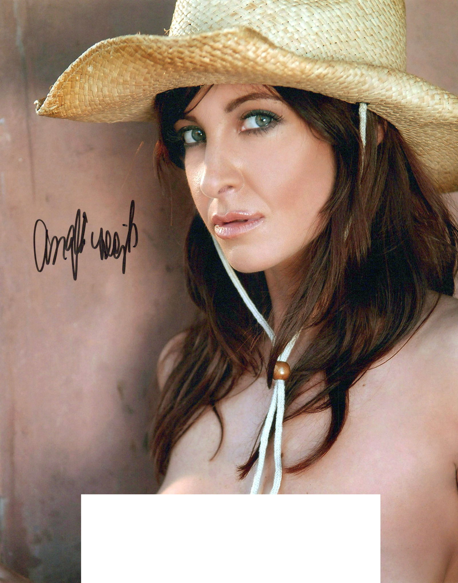 Angelina Leigh PLAYBOY / HUSTLER In Person Signed Photo (1 of 1)