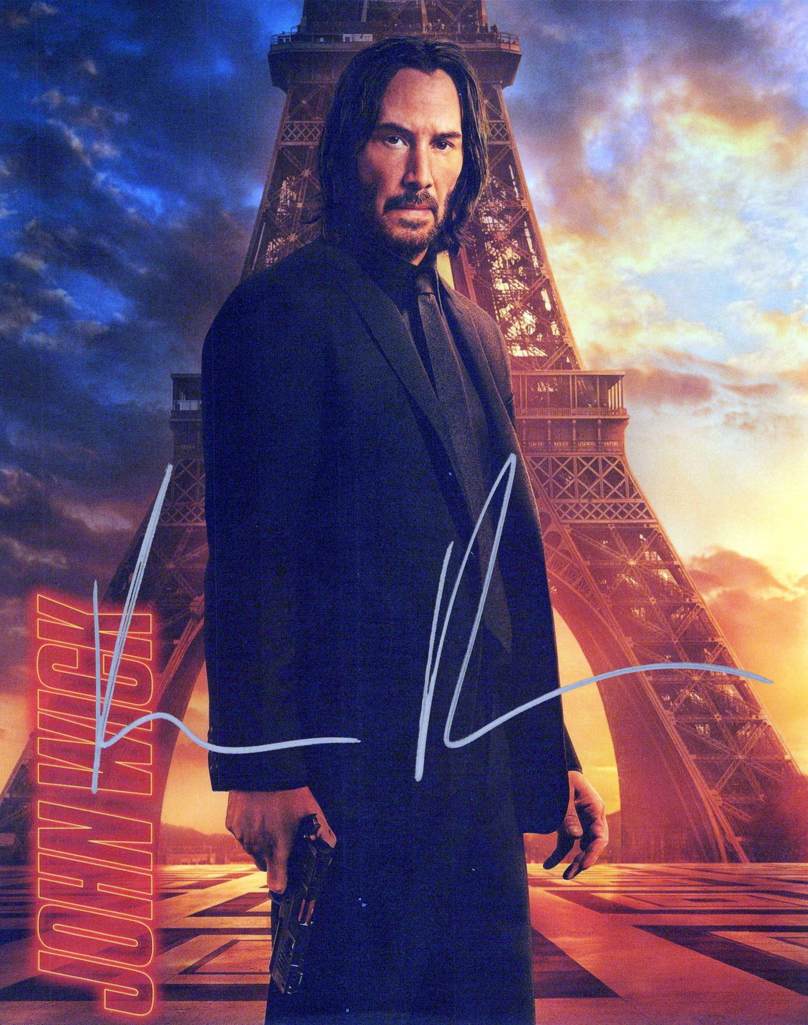 Keanu Reeves JOHN WICK 4 In Person Signed Photo (1 of 1)