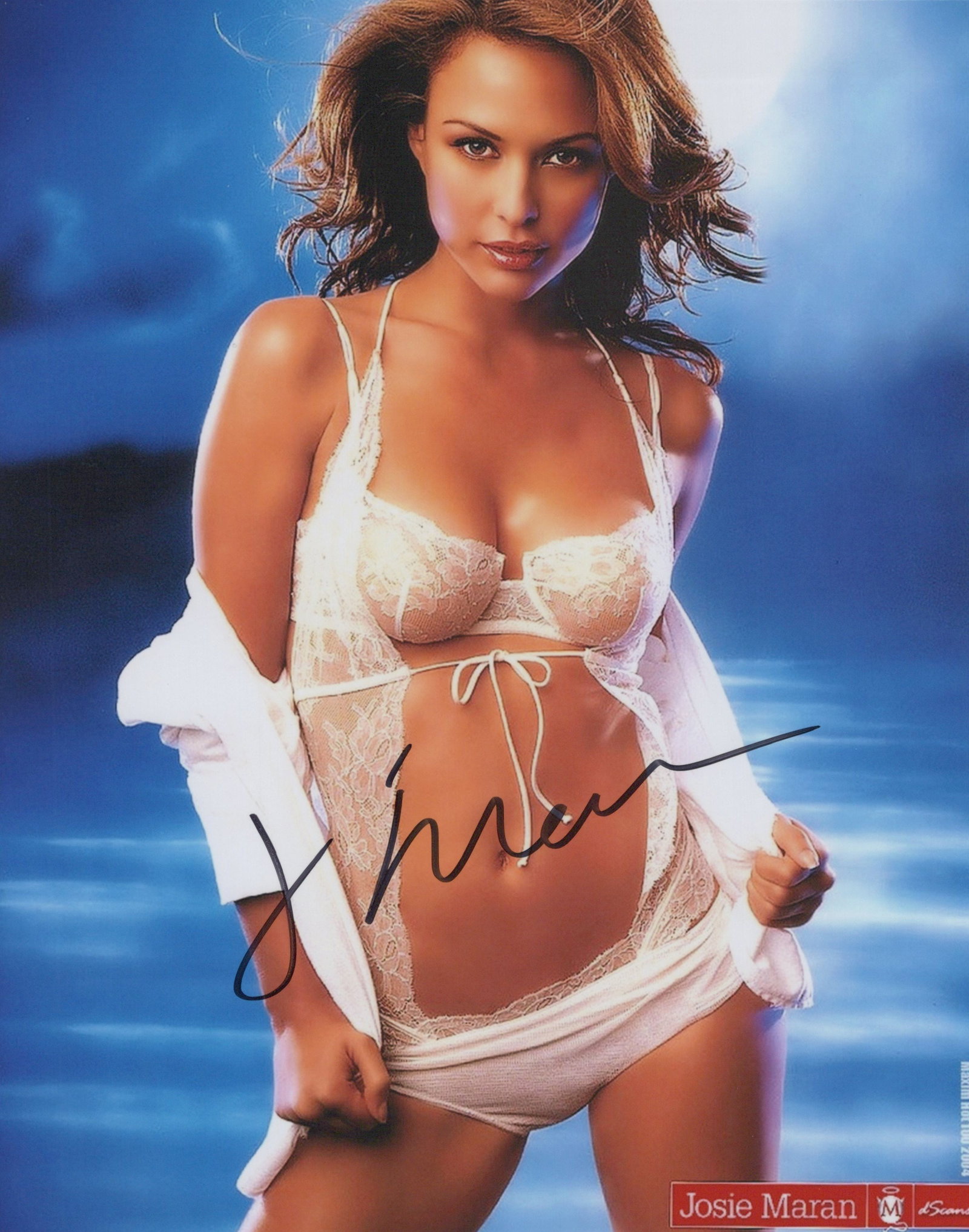 Josie Maran VAN HELSING In Person Signed Photo: Photo size is 8x10. Josie Maran in person signed photo from the movie VAN HELSING. Josie Maran as the character Marishka.