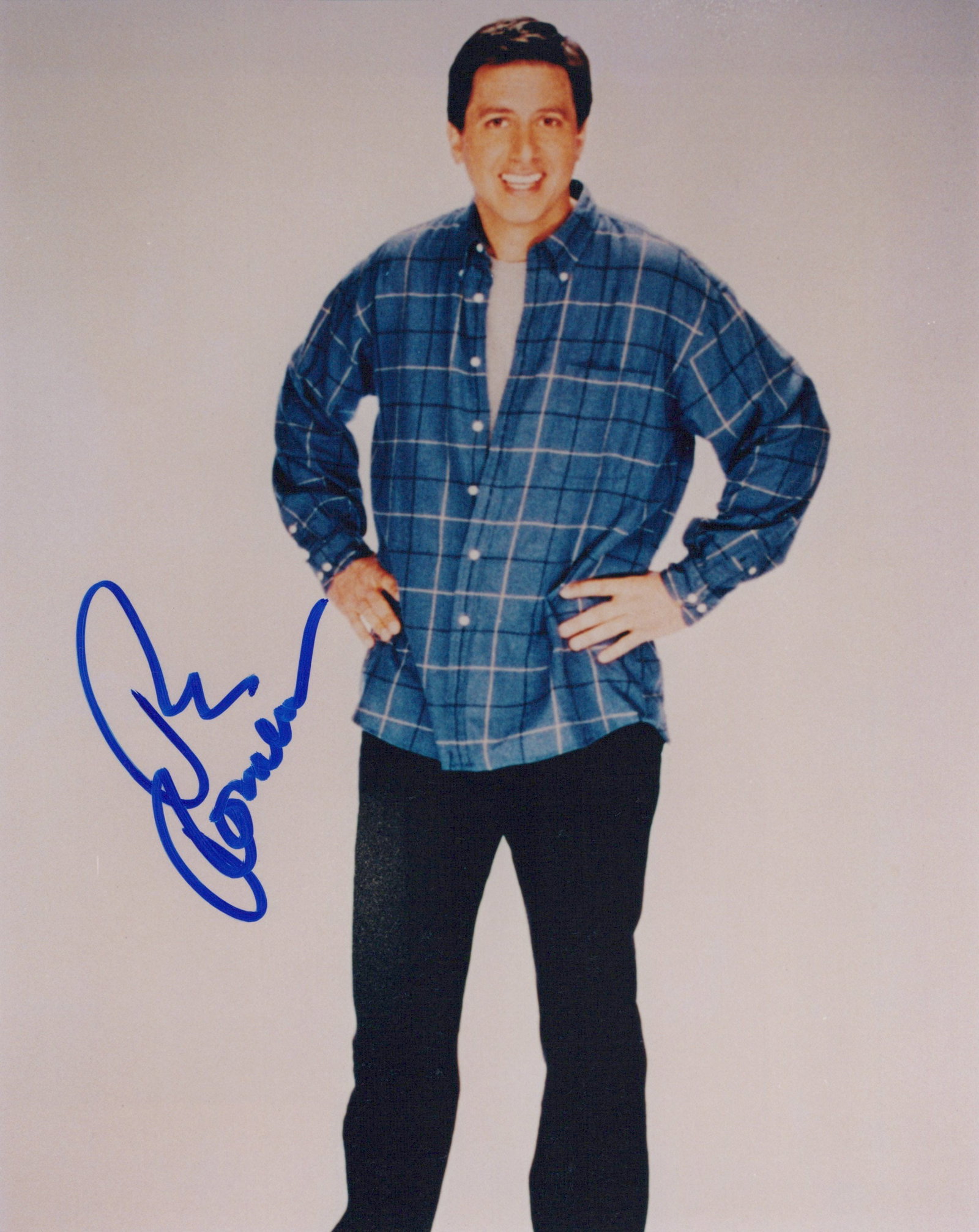 Ray Romano EVERYBODY LOVES RAYMOND In Person Signed Photo: Photo size is 8x10. Ray Romano in person signed photo from the TV series EVERYBODY LOVES RAYMOND. Ray Romano as the character Ray Barone.