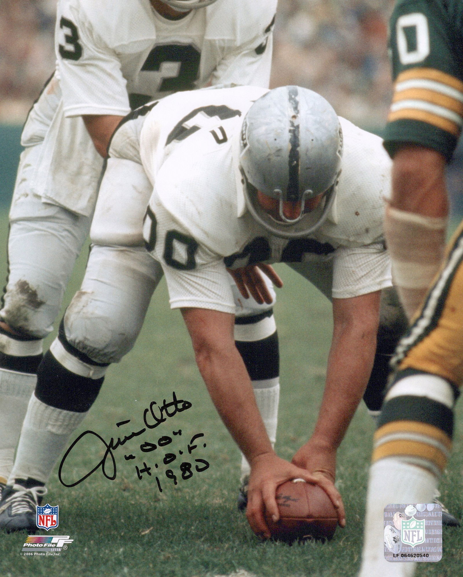 Jim Otto (1938-2024) FOOTBALL HOF In Person Signed Photo (1 of 1)