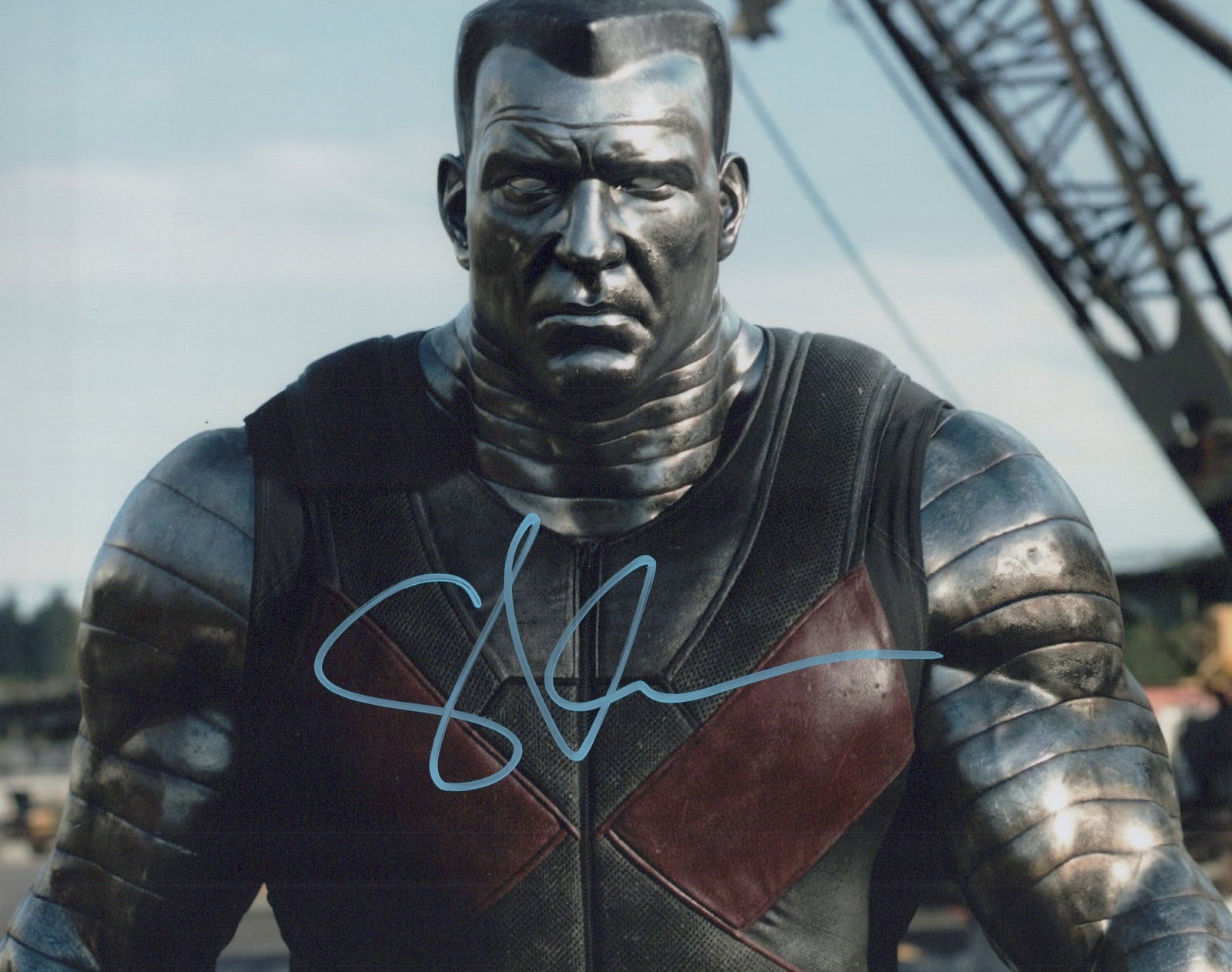 Stefan Kapicic DEADPOOL In Person Signed Photo: Photo size is 8x10. Stefan Kapicic in person signed photo from the movie DEADPOOL. Stefan Kapicic as the character Colossus.