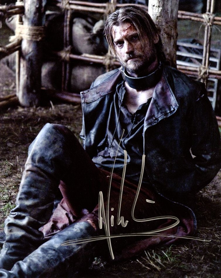 Nikolaj Coster-Waldau GAME OF THRONES In Person Signed Photo (1 of 1)