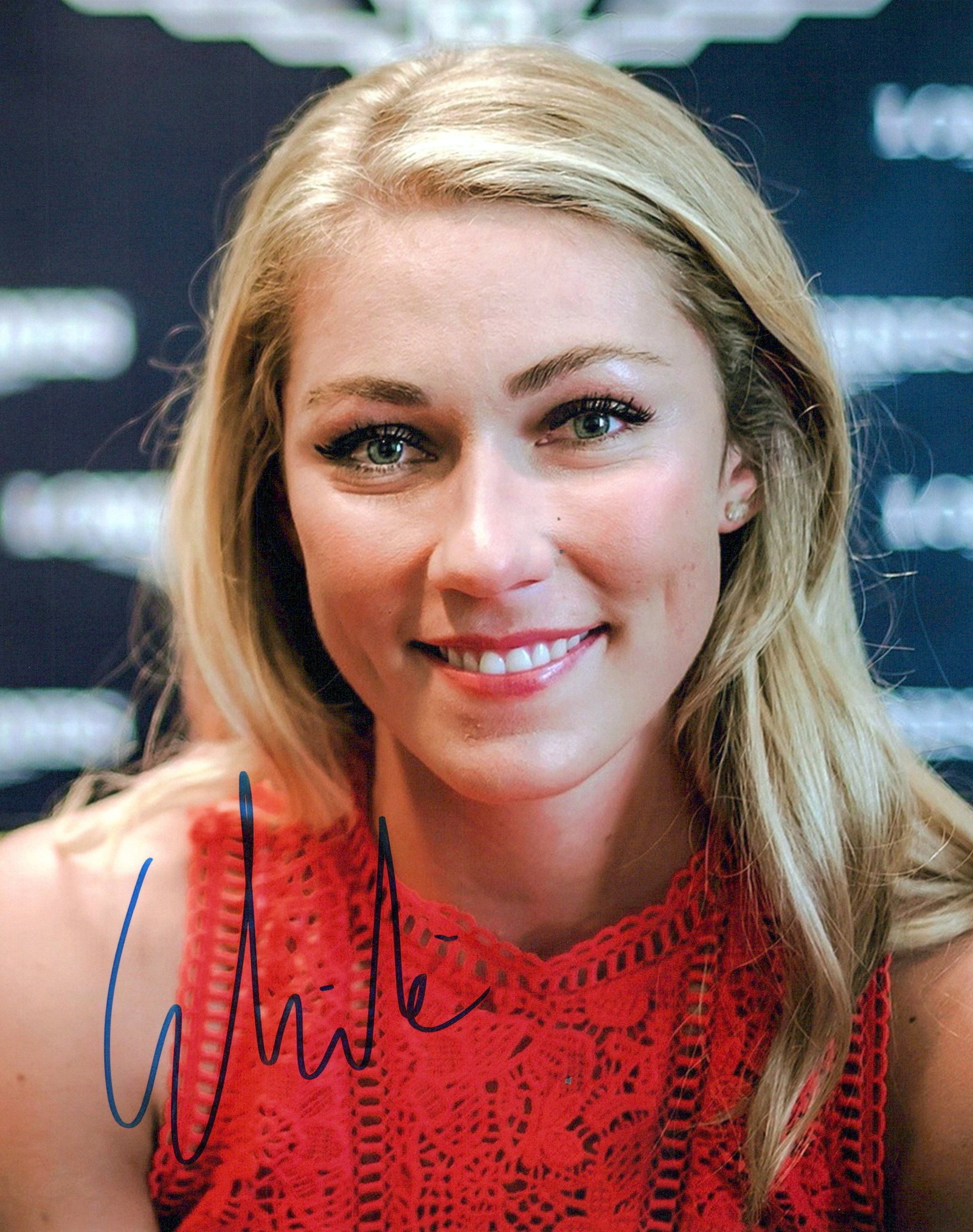 Mikaela Shiffrin ALPINE SKIER In Person Signed Photo: Photo size is 8x10. Mikaela Shiffrin in person signed photo. Mikaela Shiffrin is an American World Cup alpine skier who has the most World Cup wins of any alpine skier in history. She is considered on