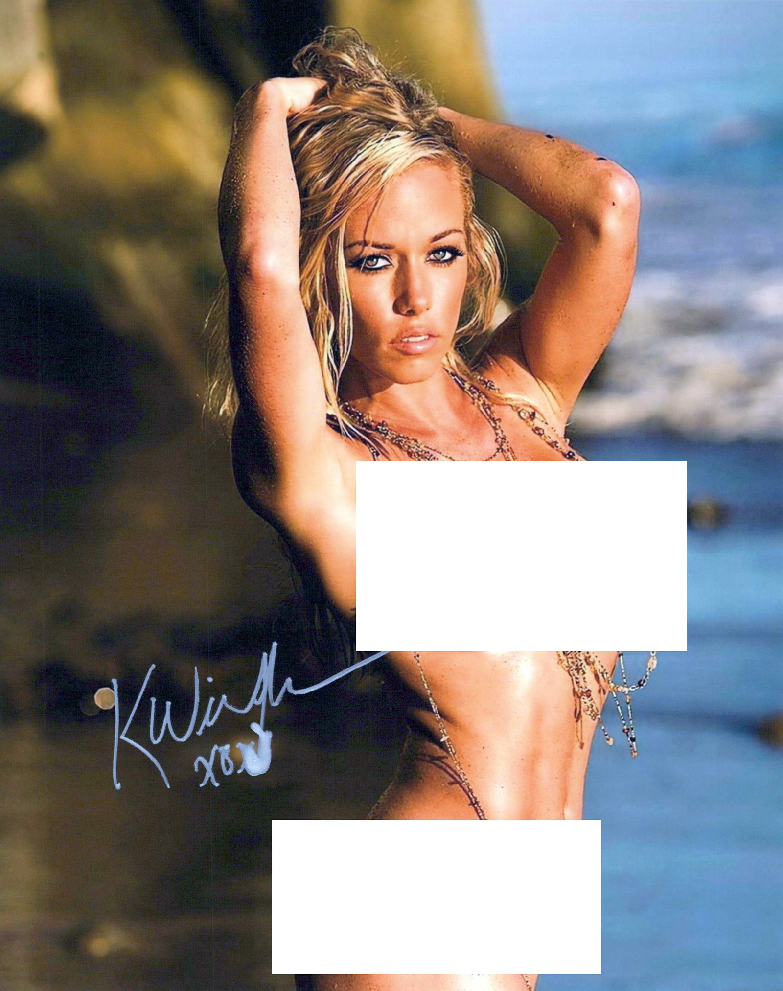 Kendra Wilkinson PLAYBOY In Person Signed Photo (1 of 1)