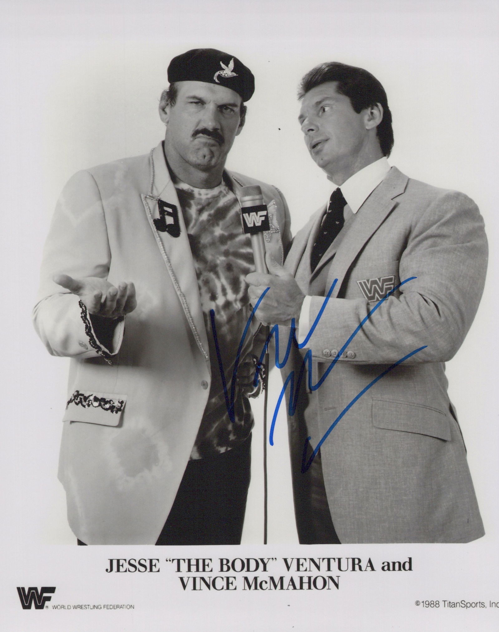 Vince McMahon WWE WRESTLING In Person Signed Photo (1 of 1)