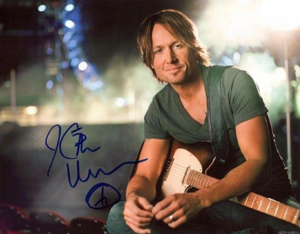 Keith Urban COUNTRY SINGER In Person Signed Photo (1 of 1)