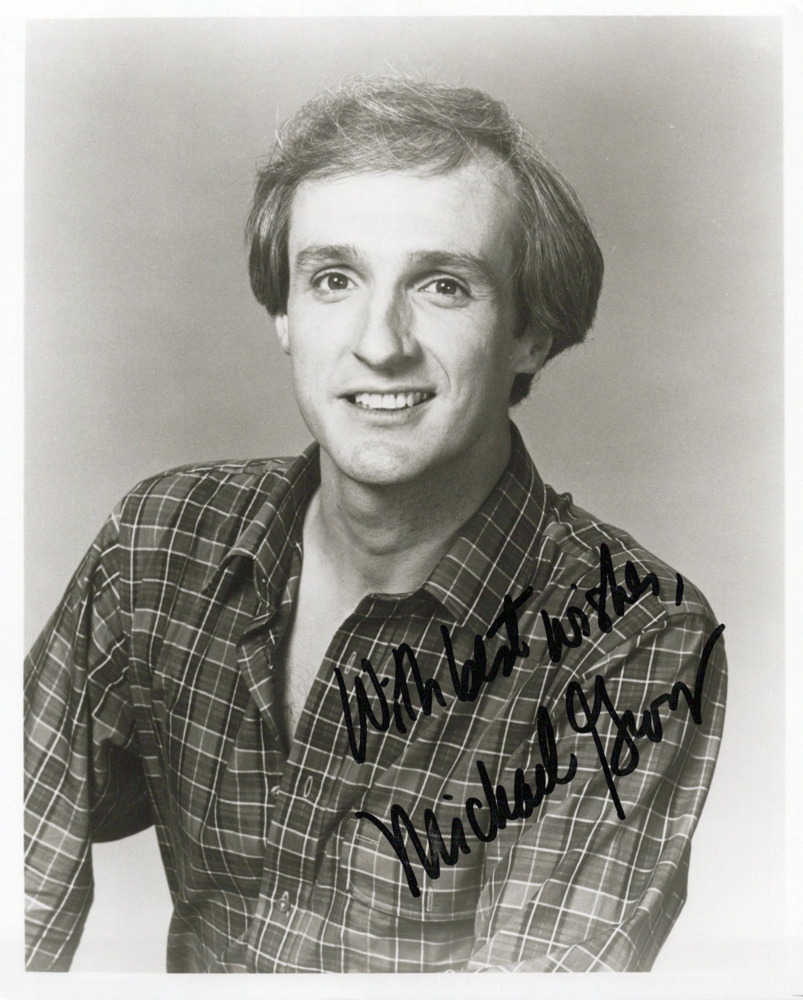 Michael Gross FAMILY TIES In Person Signed Photo (1 of 1)