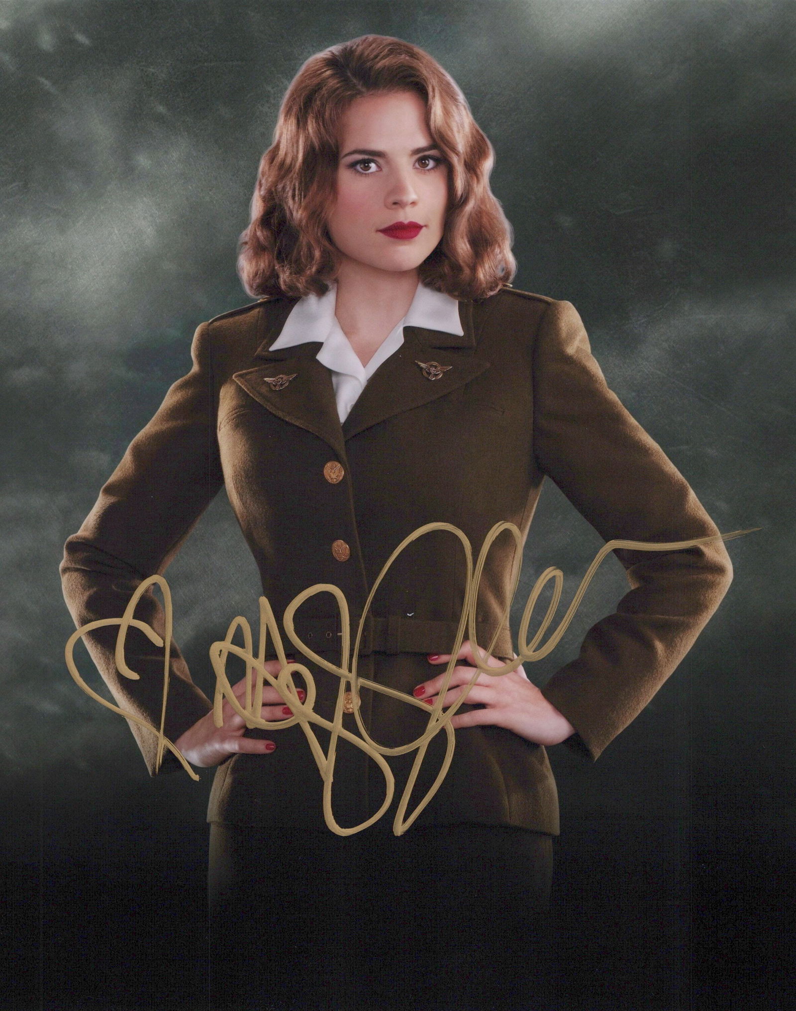 Hayley Atwell CAPTAIN AMERICA In Person Signed Photo (1 of 1)