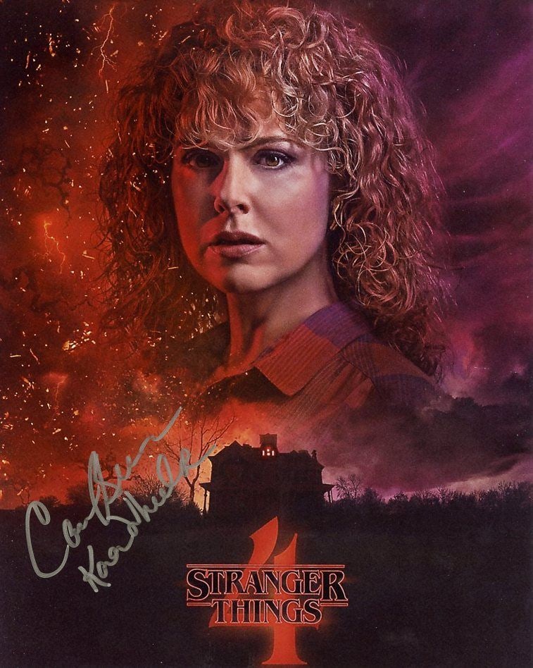 Cara Buono STRANGER THINGS In Person Signed Photo (1 of 1)