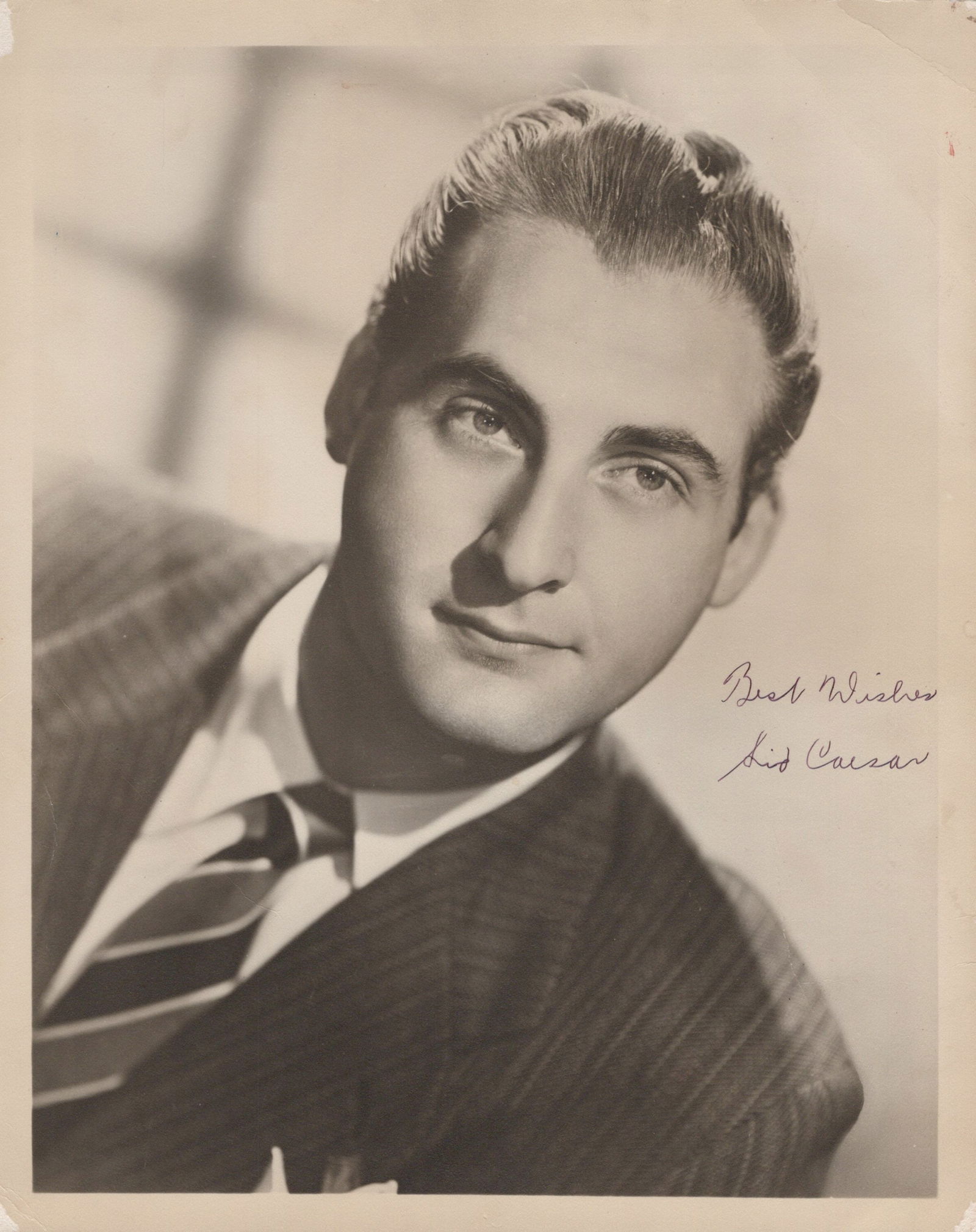 Sid Caesar (1922-2014) SHOW OF SHOWS / SILENT MOVIE Signed Photo (1 of 1)