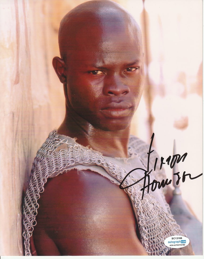Djimon Hounsou GLADIATOR In Person Signed Photo (1 of 1)