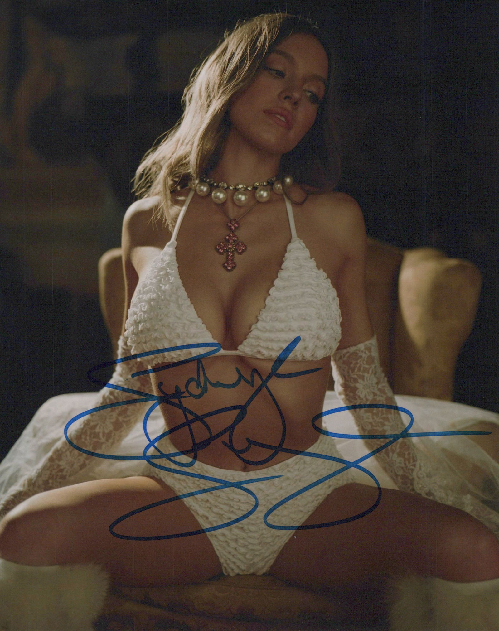 Sydney Sweeny EUPHORIA / WHITE LOTUS In Person Signed Photo (1 of 1)