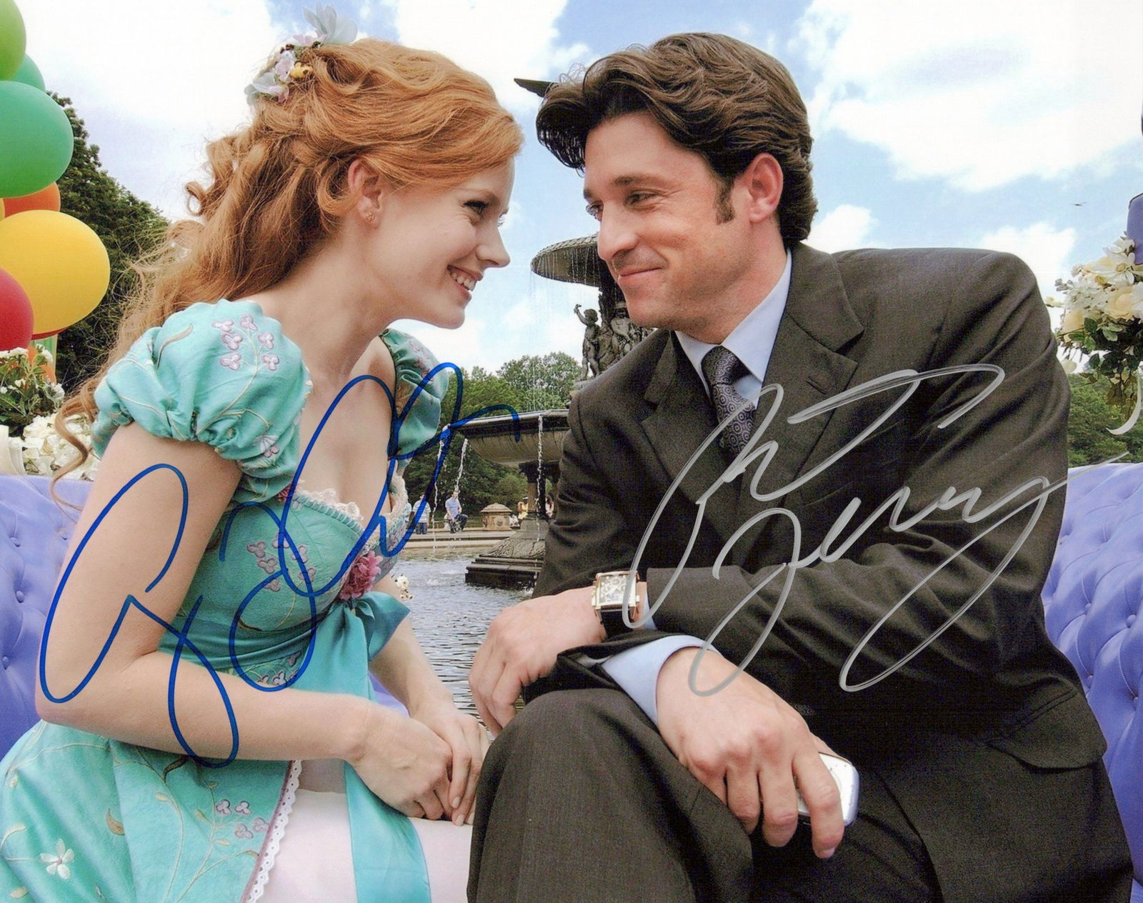 Amy Adams / Patrick Dempsey ENCHANTED In Person Signed Photo (1 of 1)