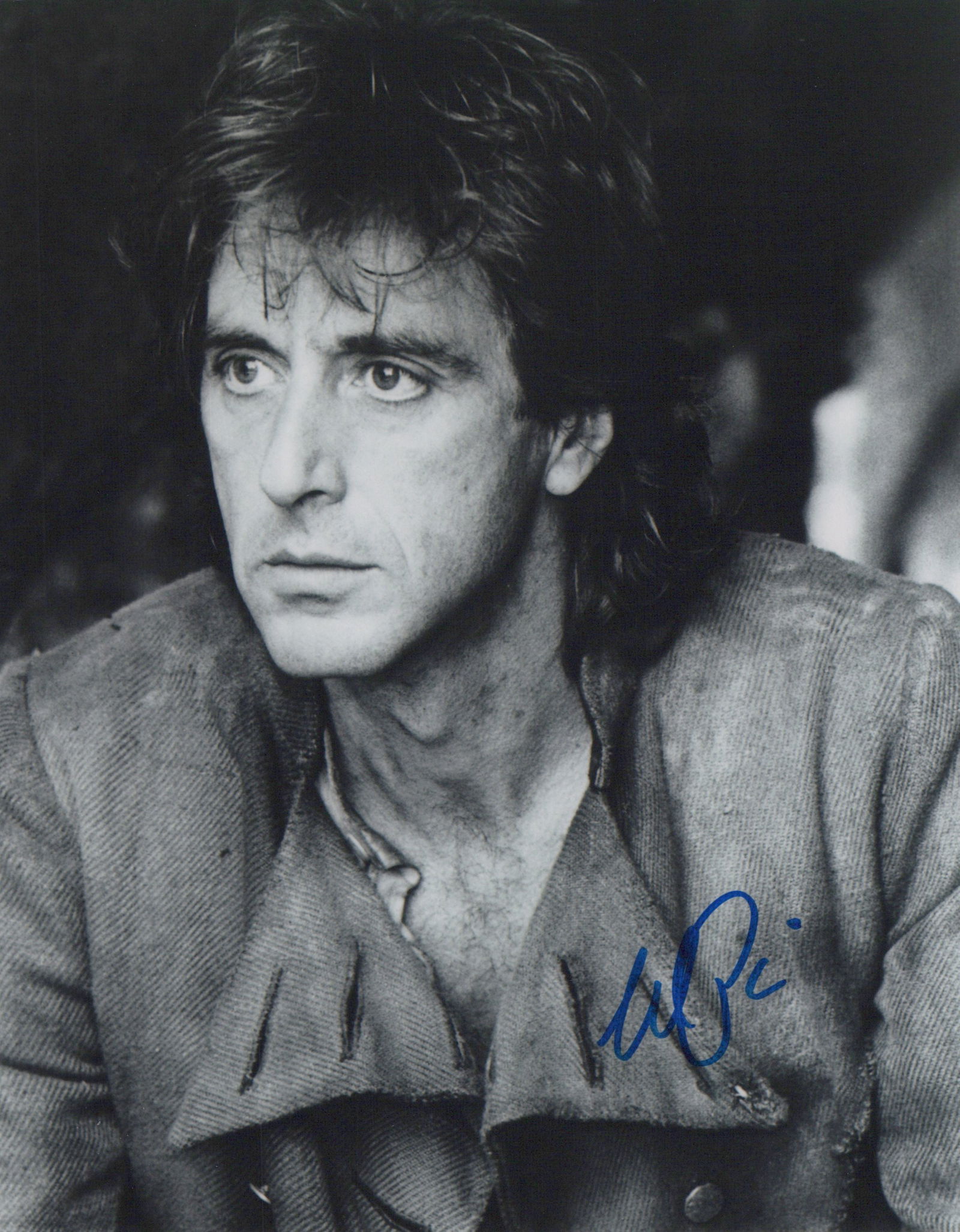 Al Pacino REVOLUTION In Person Signed Photo: Photo size is 8x10. Al Pacino in person signed photo from the movie REVOLUTION. Al Pacino as the character Tom Dobb.