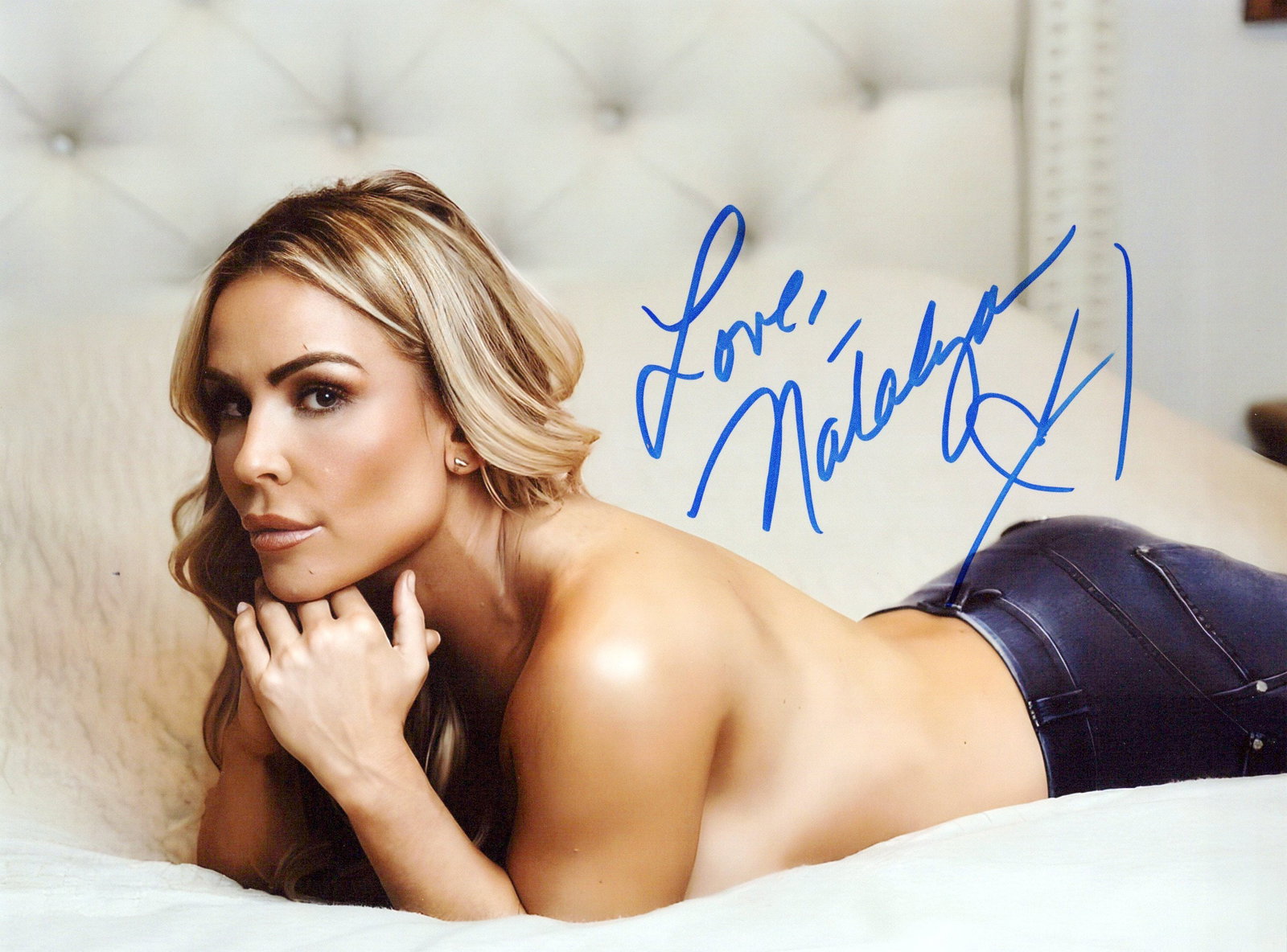Natalya Neidhart WWE In Person Signed Photo: Photo size is 8x10. PRIVATE SIGNING. Natalya Neidhart in person signed photo. Natalie Katherine Neidhart-Wilson is a Canadian-American professional wrestler and columnist. She is signed to WWE, where 