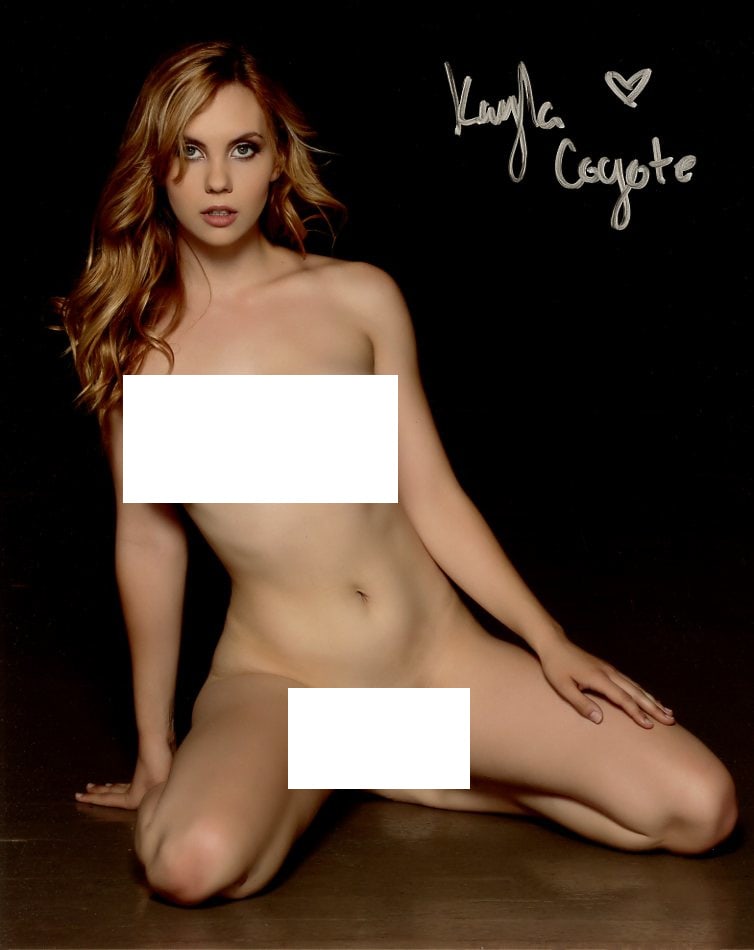 Kayla Coyote PLAYBOY In Person Signed Photo: Photo size is 8x10. PRIVATE SIGNING. Kayla Coyote in person signed autographed photo. This was signed at an exclusive photo shoot and signing on August 29, 2019.