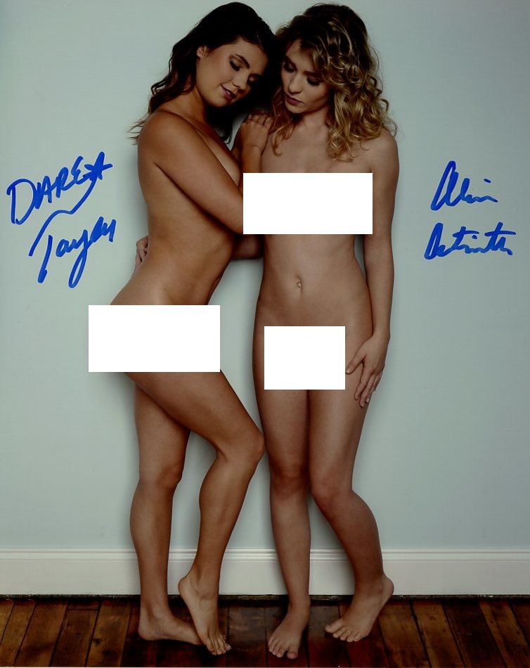 Dare Taylor / Alice Antoinette PLAYBOY In Person Signed Photo: Photo size is 8x10. PRIVATE SIGNING. Dare Taylor / Alice Antoinette are both Playboy playmate models. This item was signed at an exclusive signing and photo shoot on July 2, 2022