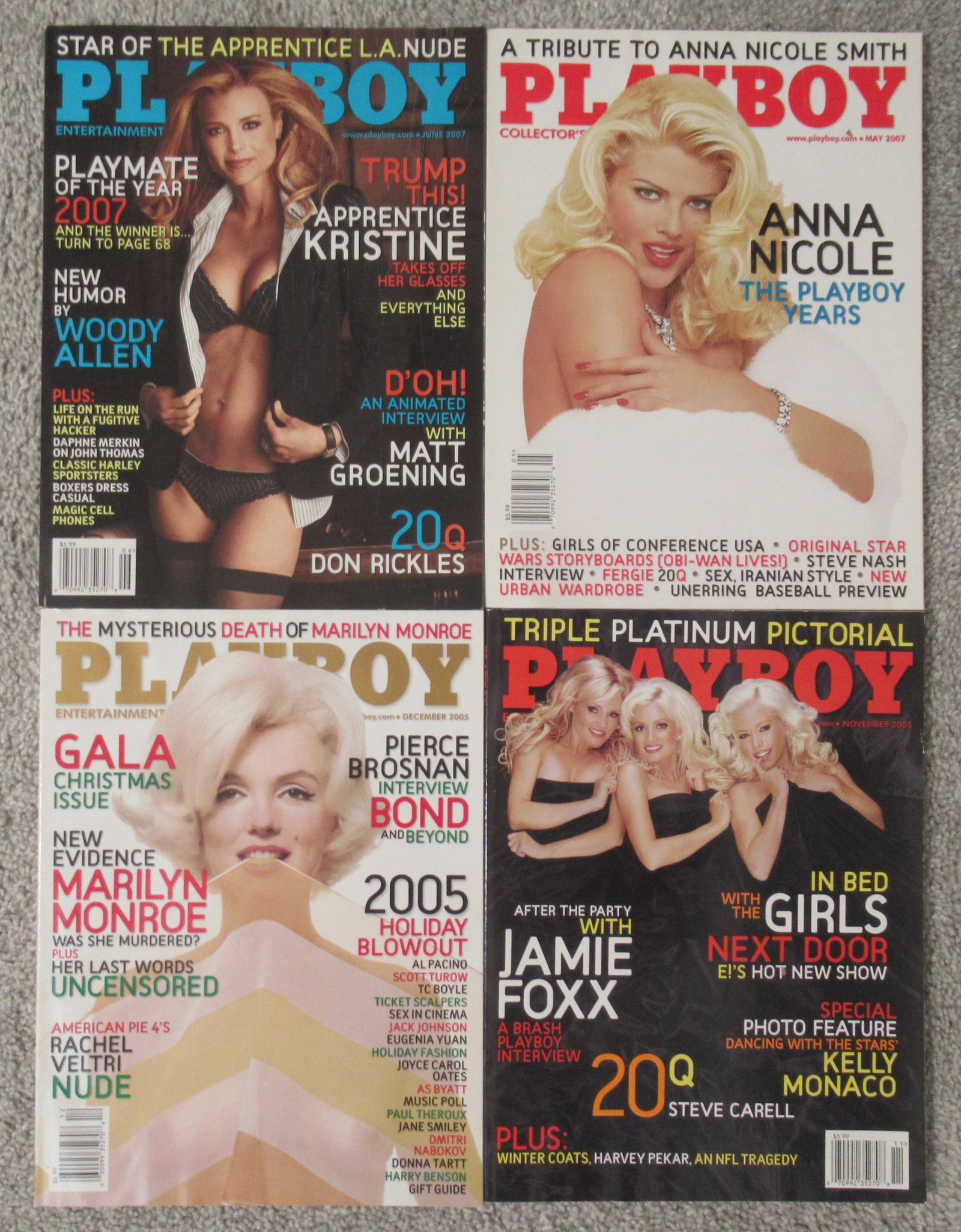 4 Issues PLAYBOY Magazines #3 (1 of 1)