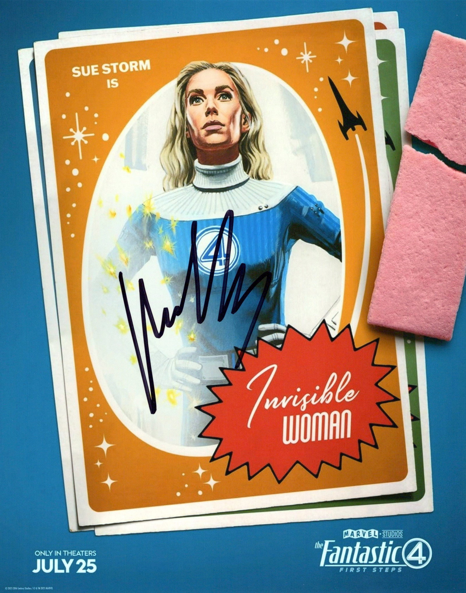 Vanessa Kirby FANTASTIC FOUR In Person Signed Photo (1 of 1)