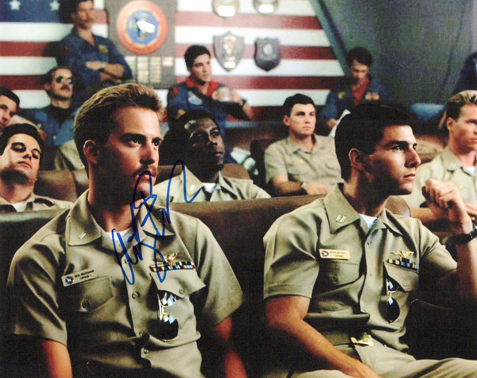 RARE!! Anthony Edwards TOP GUN In Person Signed Photo: Photo size is 8x10. RARE!! Anthony Edwards in person signed photo from the movie TOP GUN. Anthony Edwards as the character Goose.