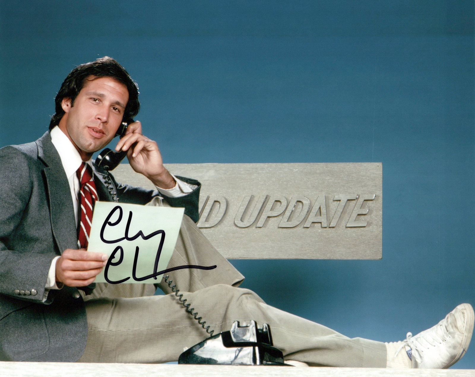 Chevy Chase SATURDAY NIGHT LIVE In Person Signed Photo (1 of 1)