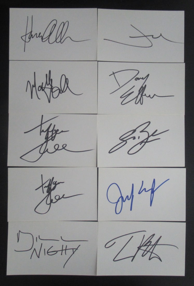 10 In Person Index Card Lot (1 of 1)