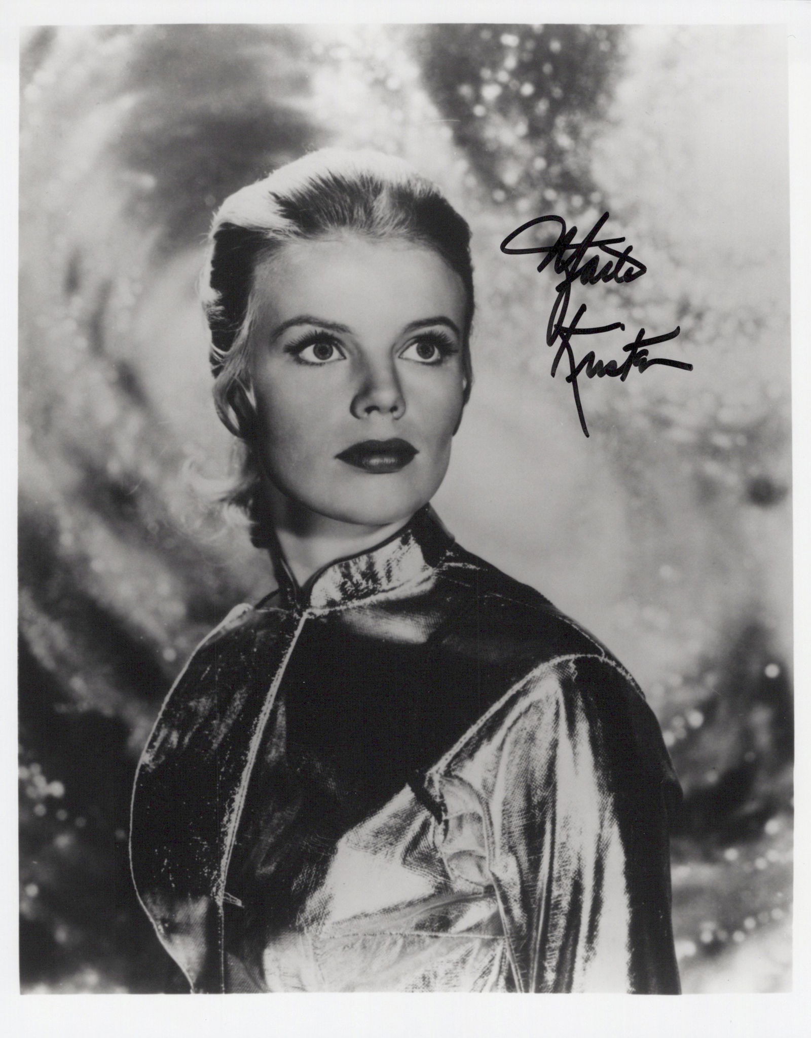 Marta Kristen LOST IN SPACE In Person Signed Photo: Photo size is 8x10. Marta Kristen in person signed autographed photo from the TV series LOST IN SPACE. Marta kristen as the character Judy Robinson.